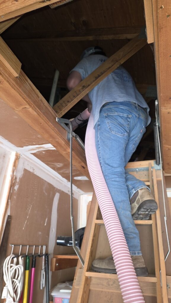 Blown-In Fiberglass Attic Insulation