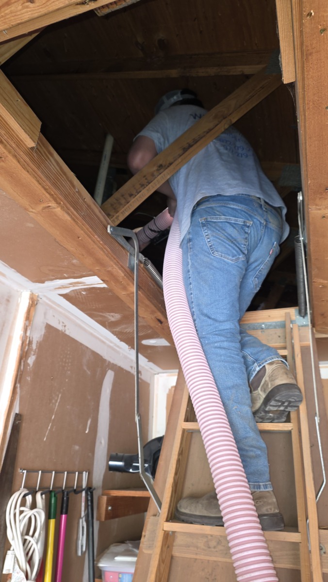 Blown-In Fiberglass Attic Insulation 