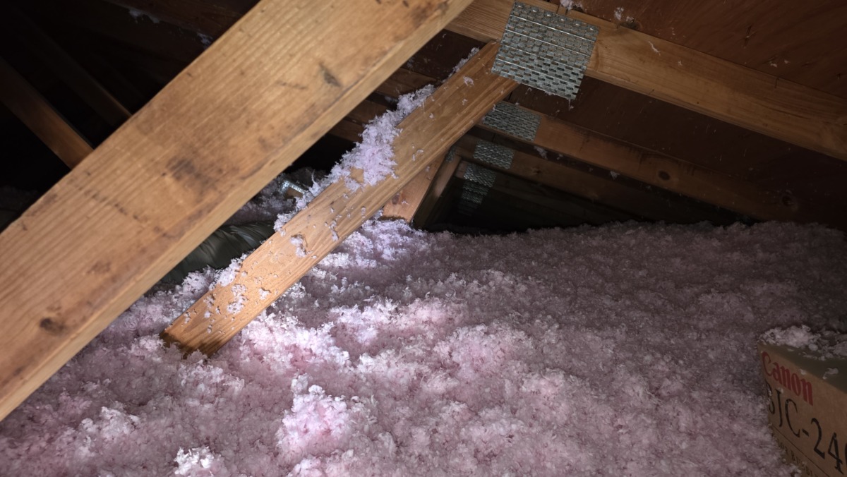 Blown-In Fiberglass Attic Insulation 